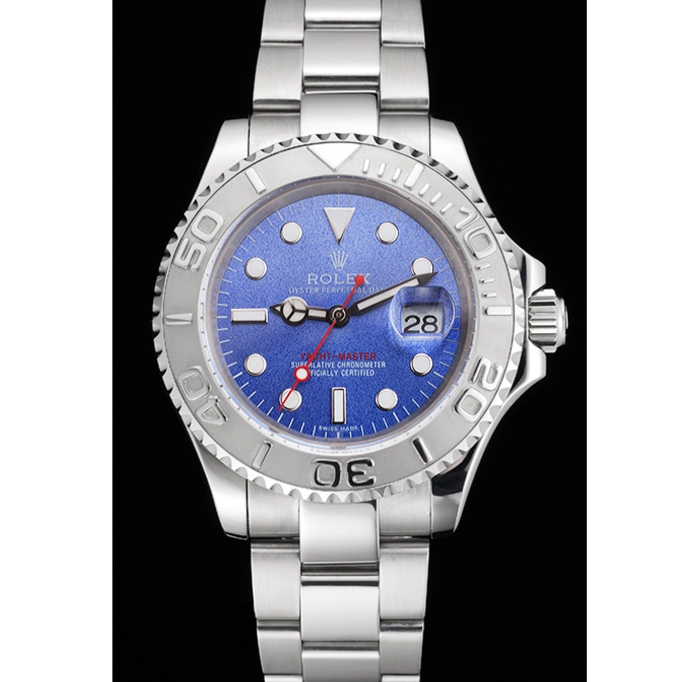MiroTime 0808 Swiss Rolex Yacht-Master Blue Dial Stainless Steel Case And Bracelet